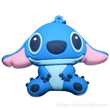 Cute PVC USB Flash Drive with 512MB to 32GB Capacity and High-transfer Speed
